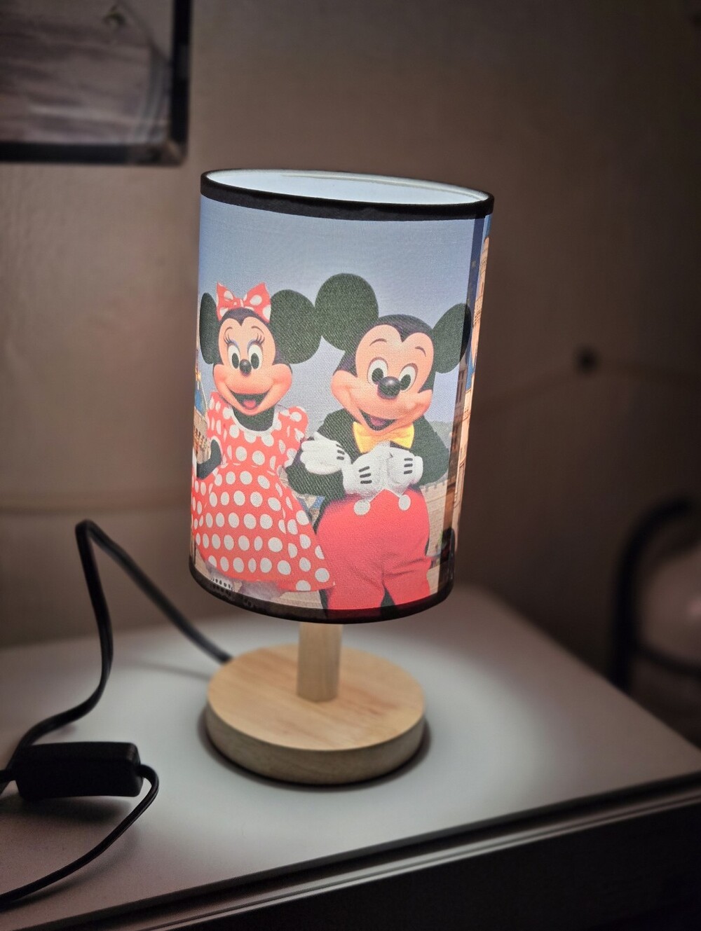 Mickey Minnie Mouse Table Lamp Bedside Night Light Great for Decor or Gifts